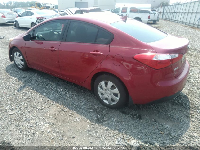 2016 KIA FORTE LX - KNAFK4A68G5457745