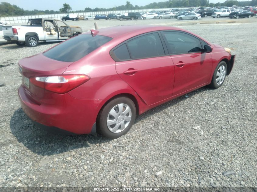 2016 KIA FORTE LX - KNAFK4A68G5457745