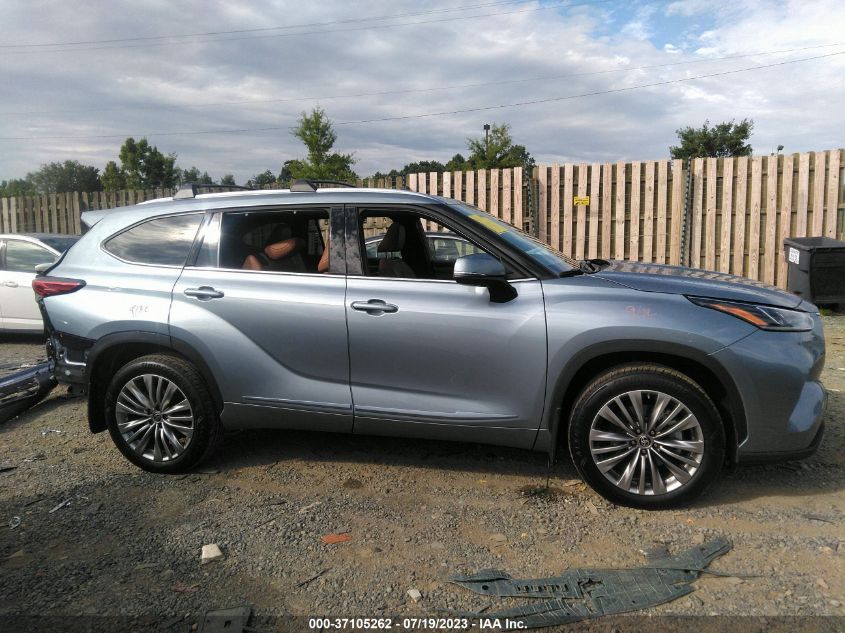2022 TOYOTA HIGHLANDER PLATINUM - 5TDFZRBH9NS238439