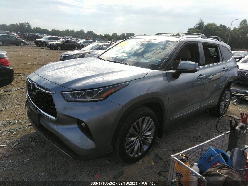 2022 TOYOTA HIGHLANDER PLATINUM - 5TDFZRBH9NS238439