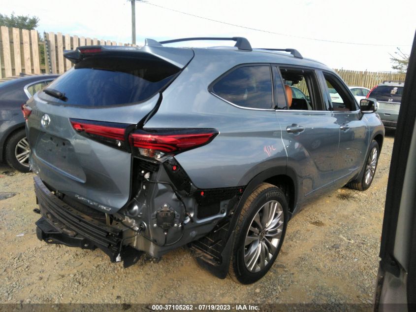2022 TOYOTA HIGHLANDER PLATINUM - 5TDFZRBH9NS238439