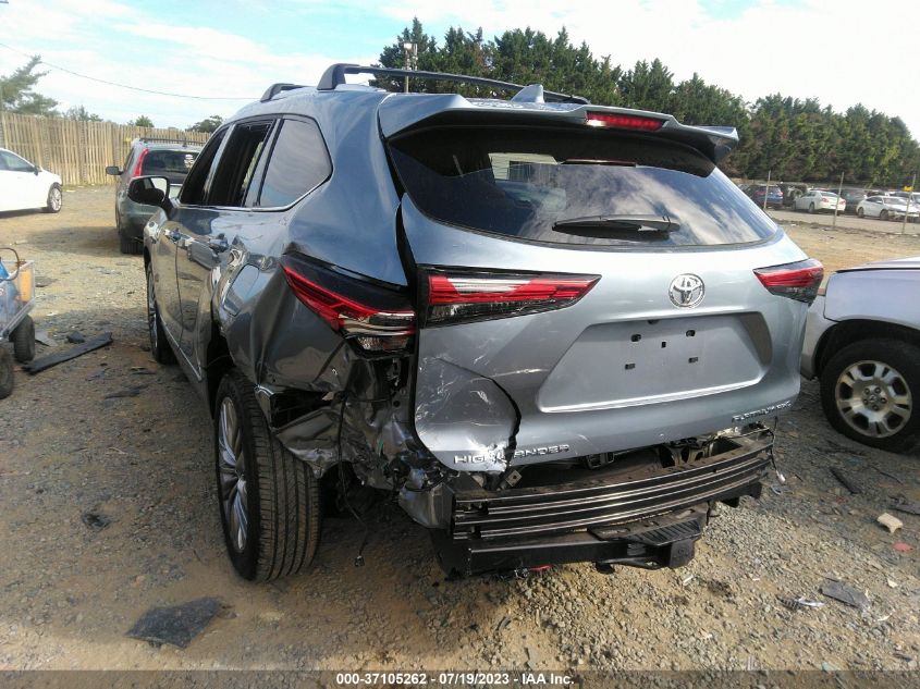 2022 TOYOTA HIGHLANDER PLATINUM - 5TDFZRBH9NS238439