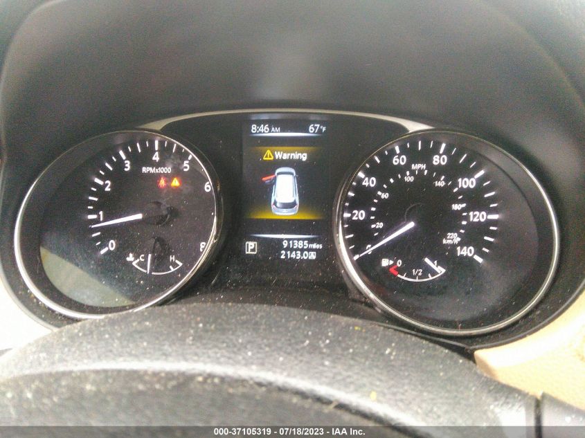 2016 NISSAN ROGUE S/SL/SV - KNMAT2MV6GP735192