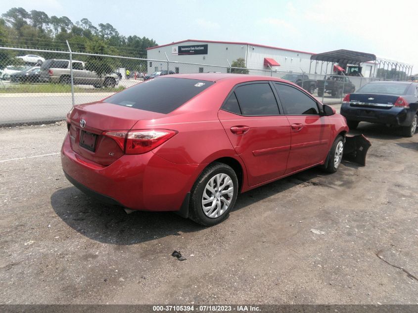 2018 TOYOTA COROLLA L/LE/XLE/SE/XSE - 5YFBURHE6JP810645