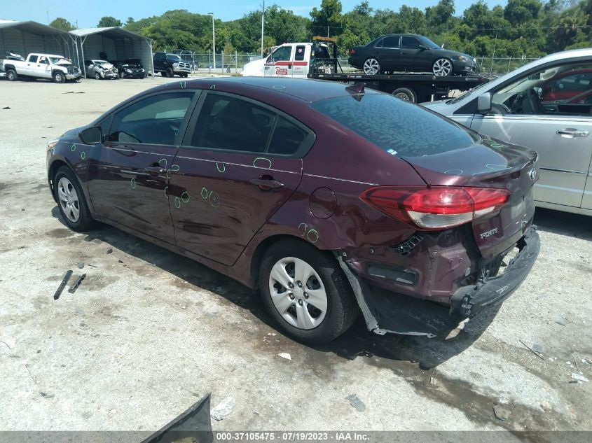 2017 KIA FORTE LX - 3KPFK4A72HE017506