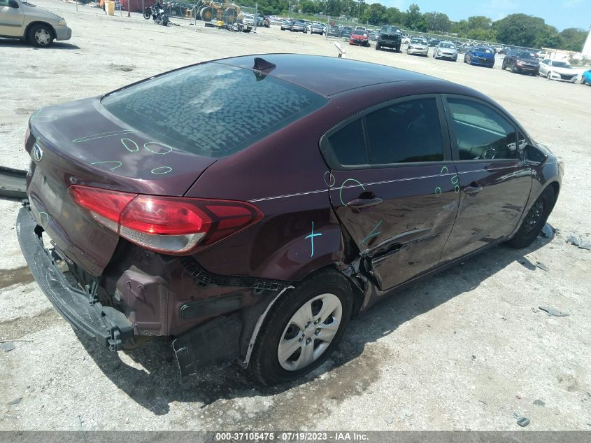 2017 KIA FORTE LX - 3KPFK4A72HE017506