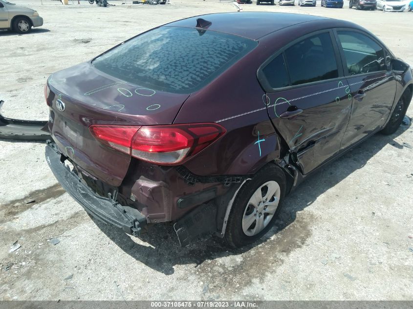 2017 KIA FORTE LX - 3KPFK4A72HE017506