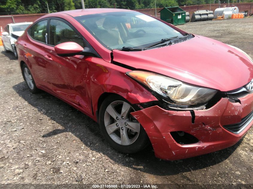2013 HYUNDAI ELANTRA GLS - KMHDH4AE5DU975714