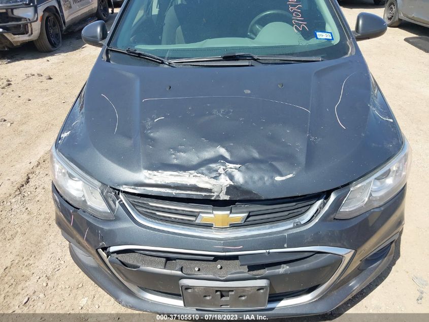 2017 CHEVROLET SONIC LT - 1G1JD5SH7H4114678