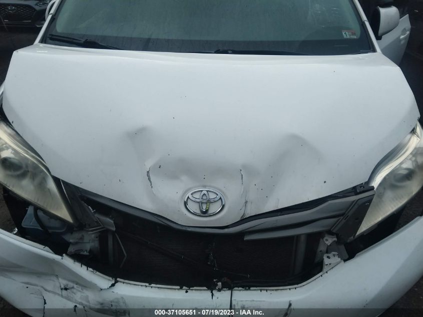 2013 TOYOTA SIENNA XLE AAS/XLE/LTD - 5TDYK3DC6DS374733