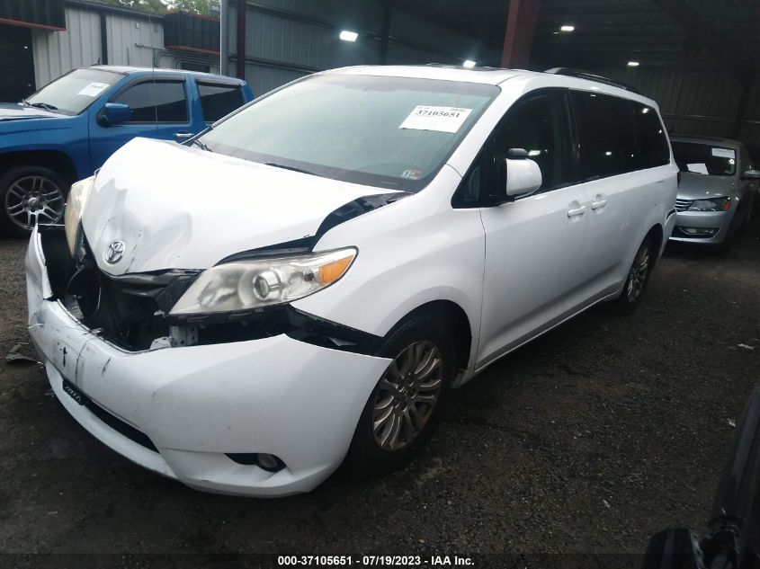 2013 TOYOTA SIENNA XLE AAS/XLE/LTD - 5TDYK3DC6DS374733