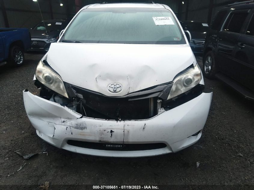2013 TOYOTA SIENNA XLE AAS/XLE/LTD - 5TDYK3DC6DS374733