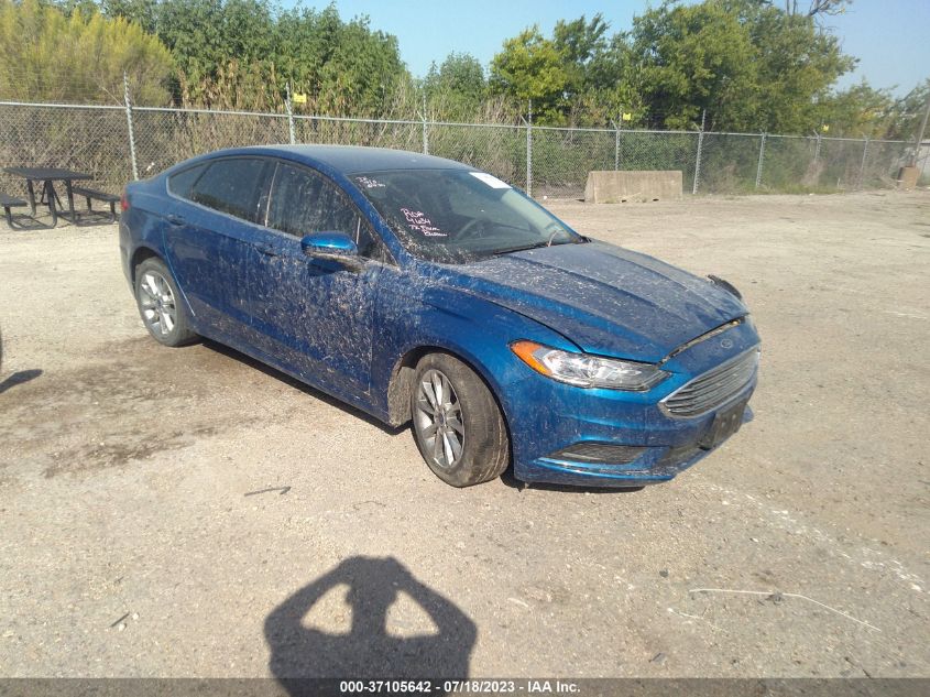 2017 FORD FUSION SE - 3FA6P0H76HR367221