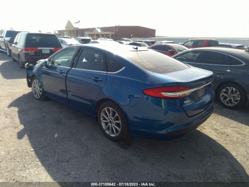 2017 FORD FUSION SE - 3FA6P0H76HR367221