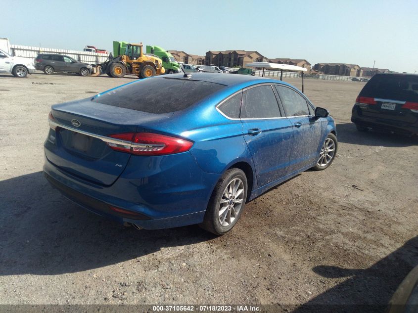 2017 FORD FUSION SE - 3FA6P0H76HR367221