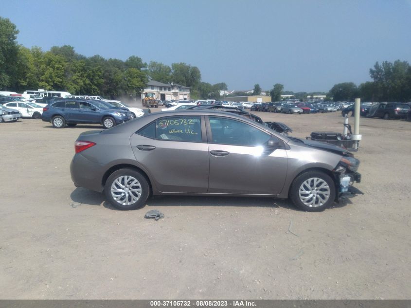 2018 TOYOTA COROLLA L/LE/XLE/SE/XSE - 2T1BURHE8JC002927