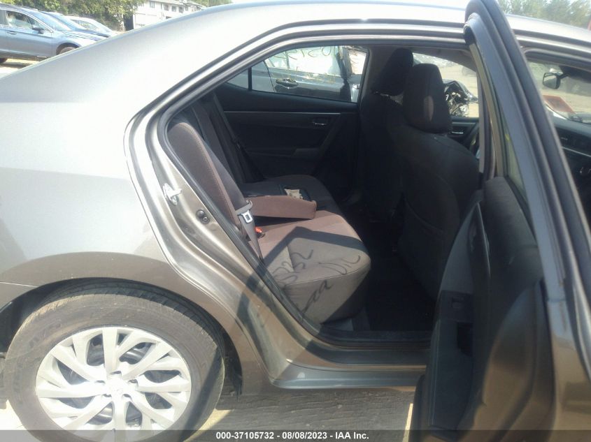 2018 TOYOTA COROLLA L/LE/XLE/SE/XSE - 2T1BURHE8JC002927