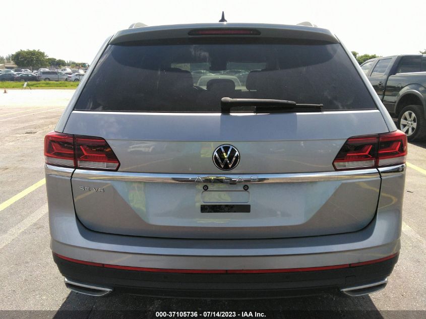 2021 VOLKSWAGEN ATLAS 3.6L V6 SE W/TECHNOLOGY - 1V2WR2CA0MC540774