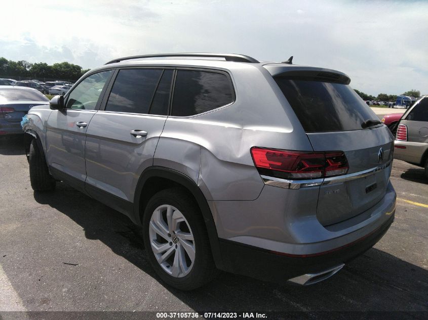 2021 VOLKSWAGEN ATLAS 3.6L V6 SE W/TECHNOLOGY - 1V2WR2CA0MC540774