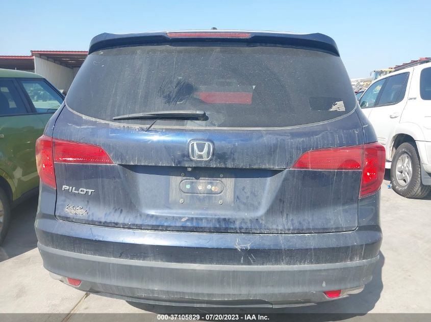 2016 HONDA PILOT EX - 5FNYF5H35GB037456