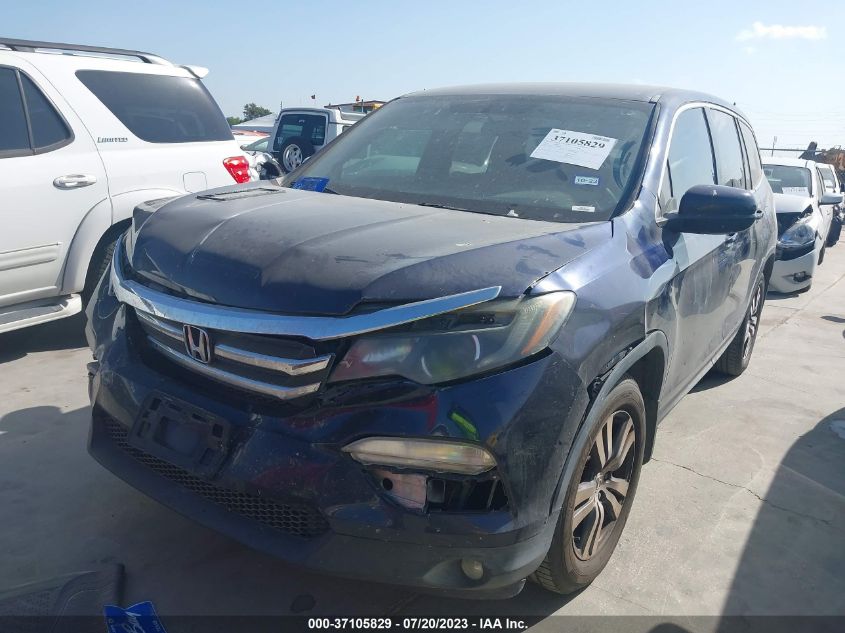 2016 HONDA PILOT EX - 5FNYF5H35GB037456