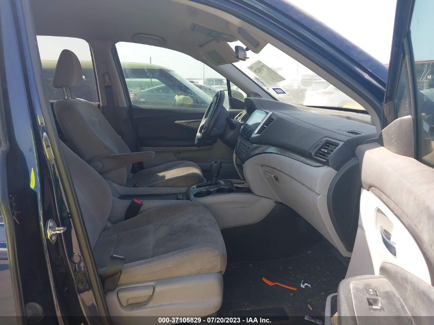 2016 HONDA PILOT EX - 5FNYF5H35GB037456