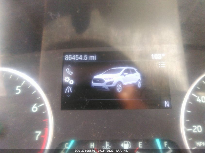2019 FORD ECOSPORT SES - MAJ6S3JL6KC309316