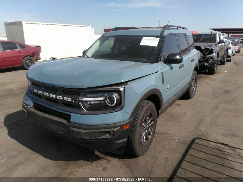 2022 FORD BRONCO SPORT BIG BEND - 3FMCR9B63NRD39654