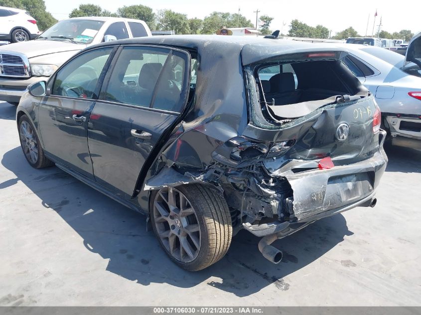 2013 VOLKSWAGEN GTI 4-DOOR WVWHV7AJ0DW088717
