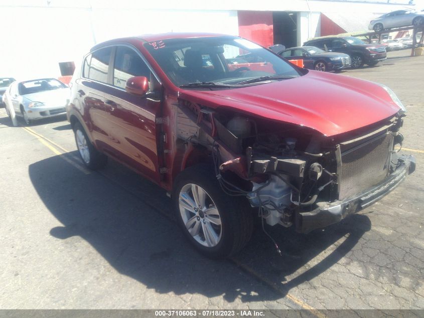 2017 KIA SPORTAGE LX - KNDPMCAC4H7080726