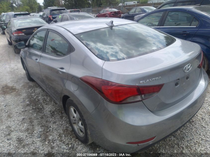 2015 HYUNDAI ELANTRA SE - 5NPDH4AE1FH582648