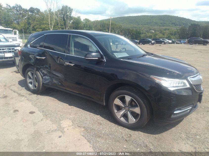 2016 ACURA MDX - 5FRYD4H26GB047869