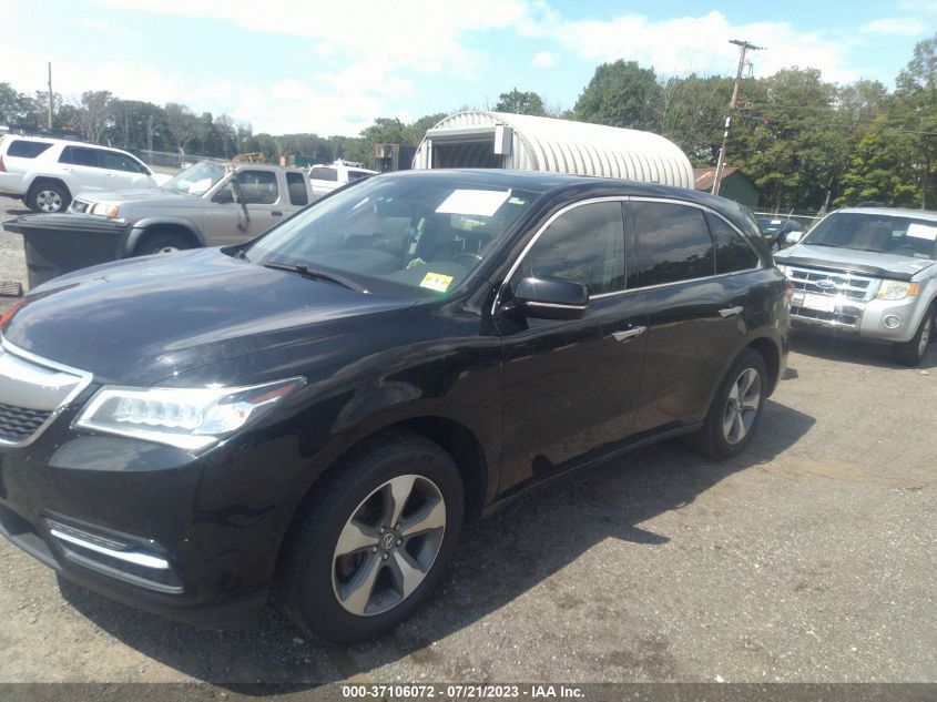 2016 ACURA MDX - 5FRYD4H26GB047869