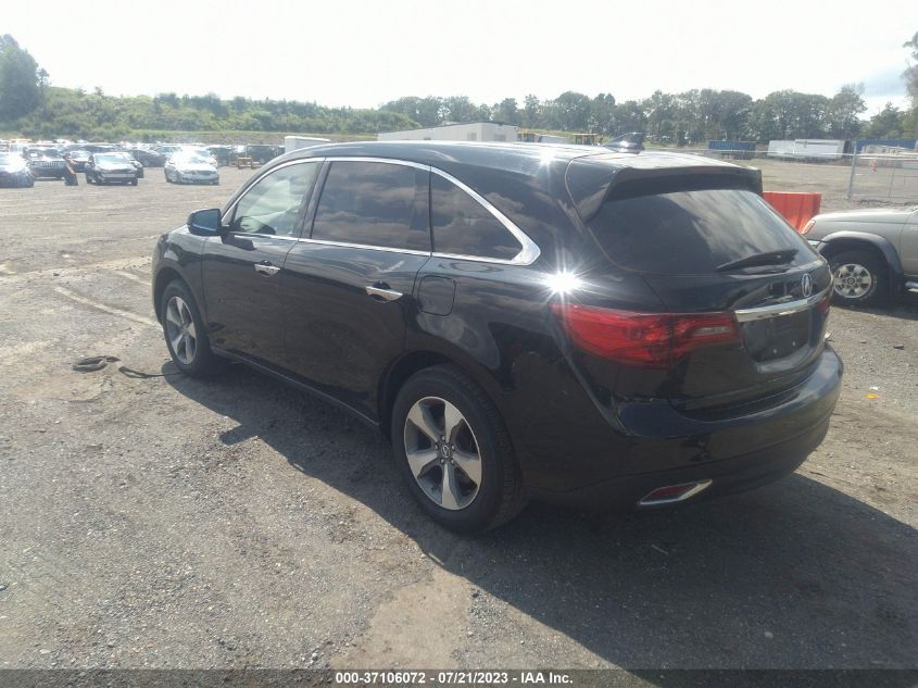 2016 ACURA MDX - 5FRYD4H26GB047869