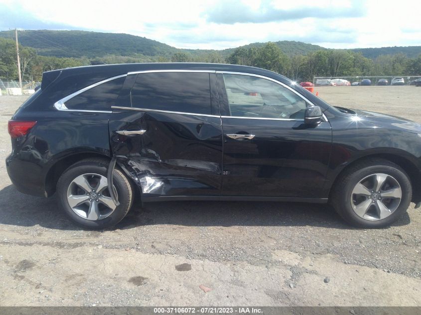 2016 ACURA MDX - 5FRYD4H26GB047869