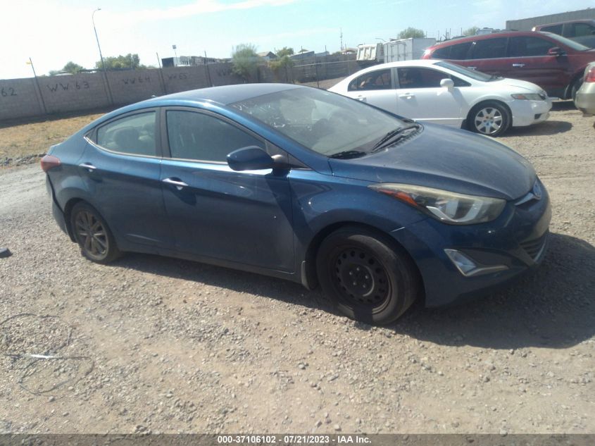 2016 HYUNDAI ELANTRA SE - KMHDH4AE9GU491193