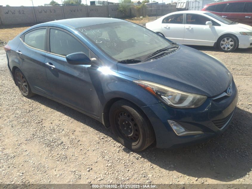 2016 HYUNDAI ELANTRA SE - KMHDH4AE9GU491193