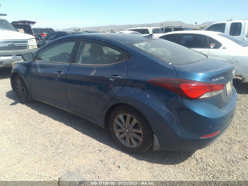 2016 HYUNDAI ELANTRA SE - KMHDH4AE9GU491193