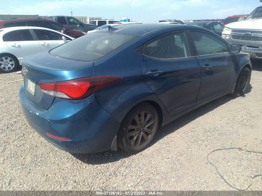 2016 HYUNDAI ELANTRA SE - KMHDH4AE9GU491193