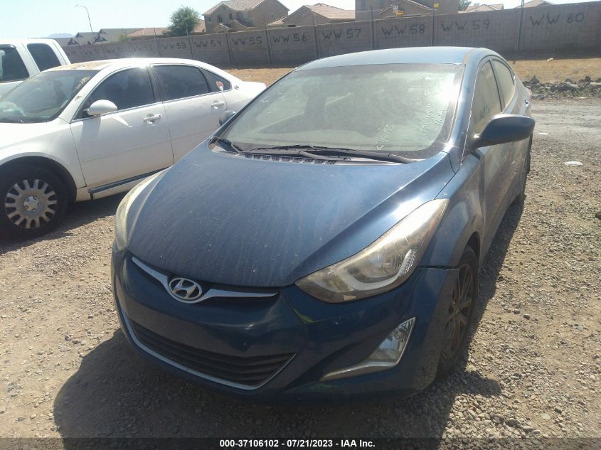 2016 HYUNDAI ELANTRA SE - KMHDH4AE9GU491193