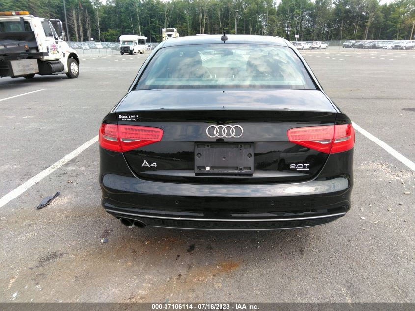 2014 AUDI A4 PREMIUM PLUS - WAUFFAFL9EN036616