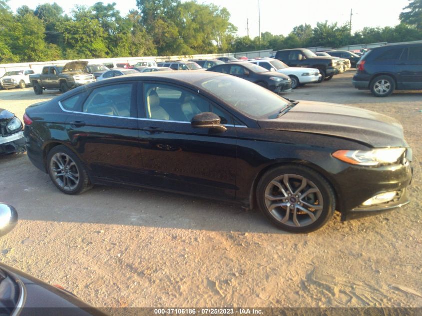 2017 FORD FUSION SE - 3FA6P0HD8HR274187