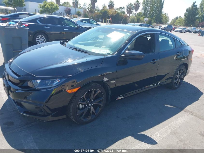 2020 HONDA CIVIC SEDAN SPORT - 19XFC2F80LE206229