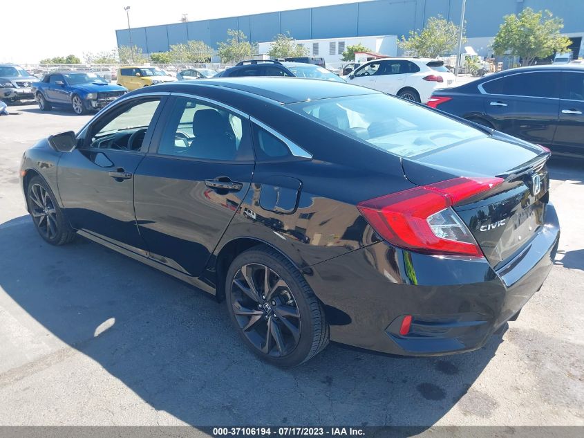 2020 HONDA CIVIC SEDAN SPORT - 19XFC2F80LE206229