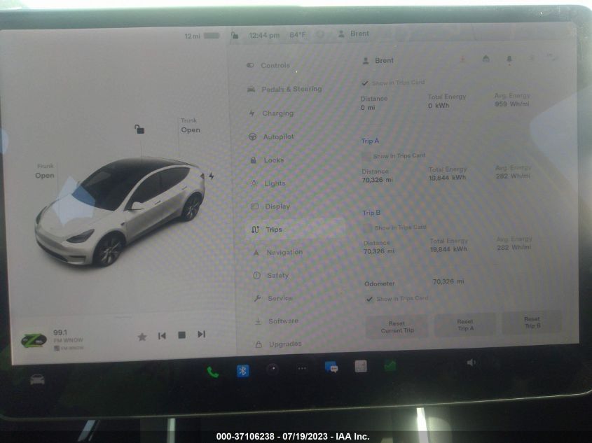 2021 TESLA MODEL Y LONG RANGE - 5YJYGDEEXMF082207