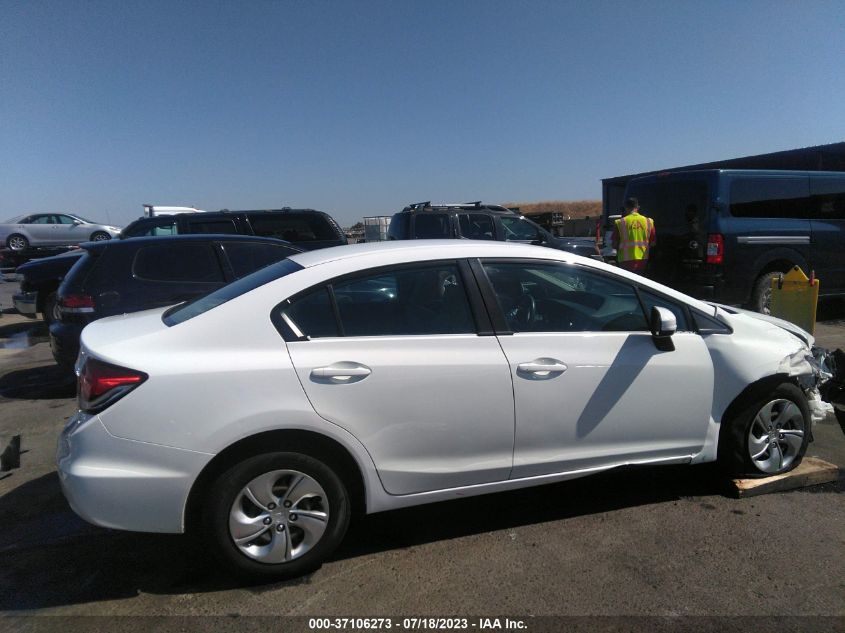 2014 HONDA CIVIC SEDAN LX - 19XFB2F50EE244877