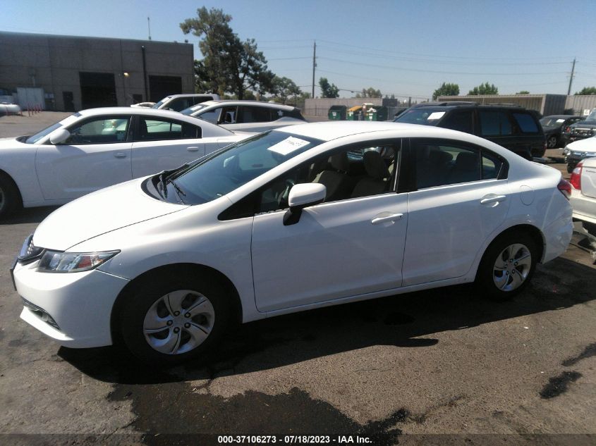 2014 HONDA CIVIC SEDAN LX - 19XFB2F50EE244877
