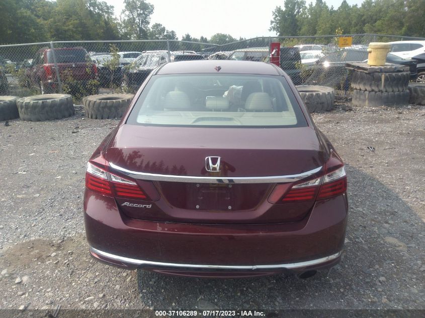 2017 HONDA ACCORD SEDAN EX-L - 1HGCR2F94HA174391