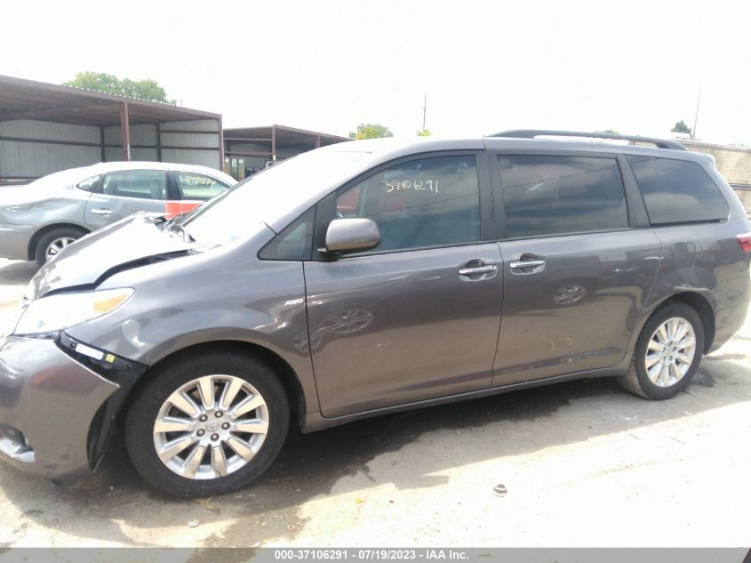 2016 TOYOTA SIENNA XLE - 5TDDK3DC5GS132454