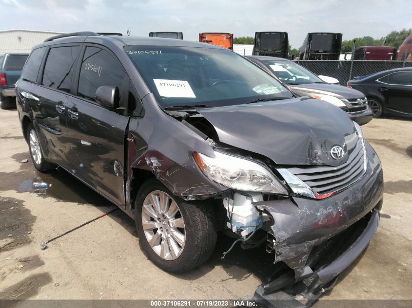 2016 TOYOTA SIENNA XLE - 5TDDK3DC5GS132454